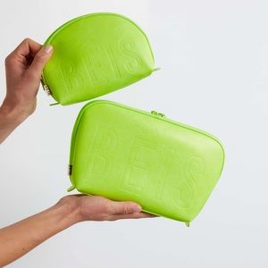 ✨NWT✨BEIS Cosmetic Pouch Set Citron
